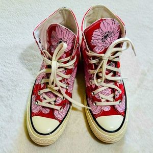 Converse vintage floral chuck Taylor 70 Woman’s high size 6.5